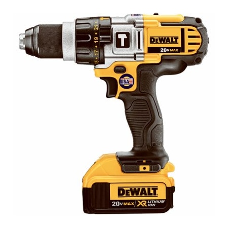 Dewalt Cordless Hammer Drill 20V MAX 20 V 1/2 in. Brushed Kit Battery & Charger DCD985M2